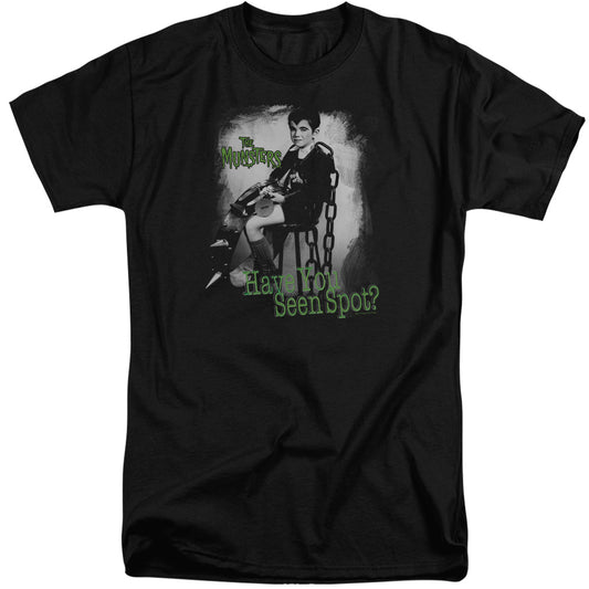 The Munsters - Have You Seen Spot - Short Sleeve Adult Tall - Black T-shirt