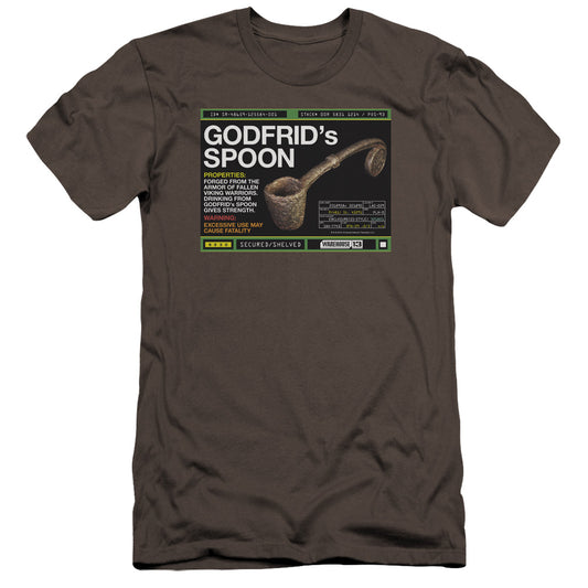 Warehouse 13 - Godfrid Spoon-premuim Canvas Adult Slim Fit 30/1 - Charcoal