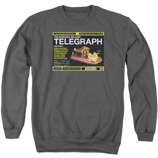 Warehouse 13 - Telegraph Island - Adult Crewneck Sweatshirt - Charcoal