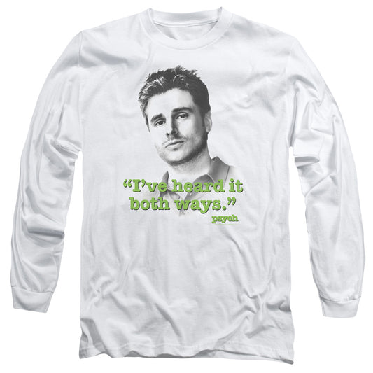 Psych - Both Ways - Long Sleeve Adult 18/1 - White T-shirt