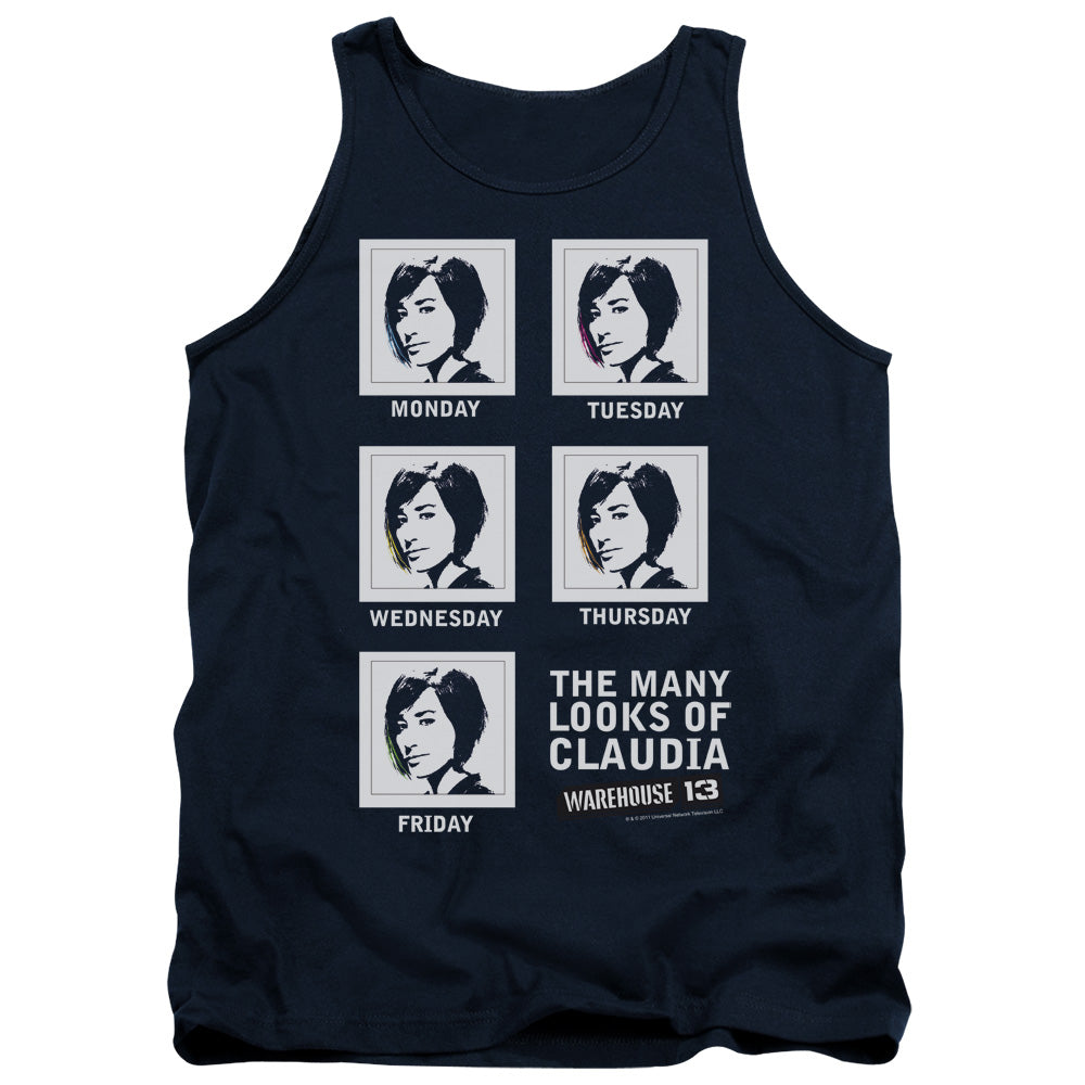 Warehouse 13 - Many Looks - Adult Tank - Navy