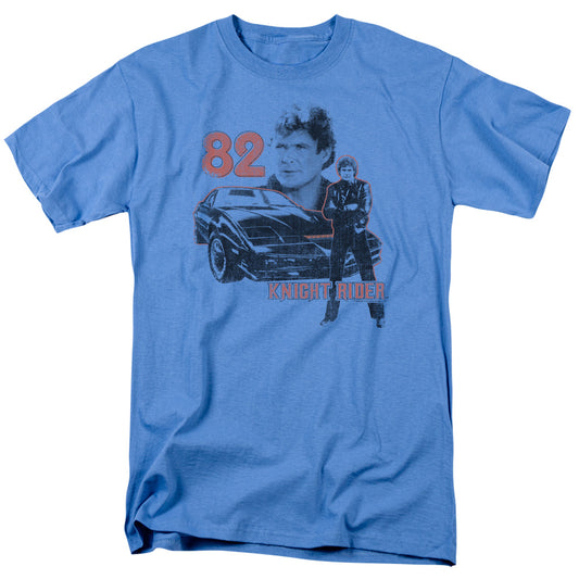 Knight Rider - 1982 - Short Sleeve Adult 18/1 - Carolina Blue T-shirt