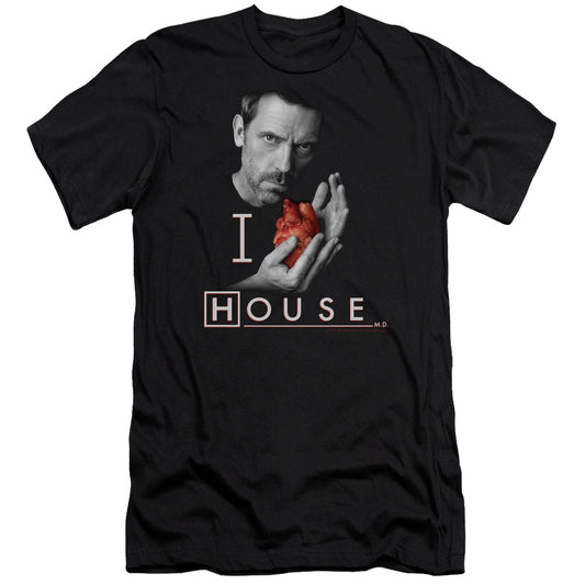 House I Heart House-premuim Canvas Adult Slim
