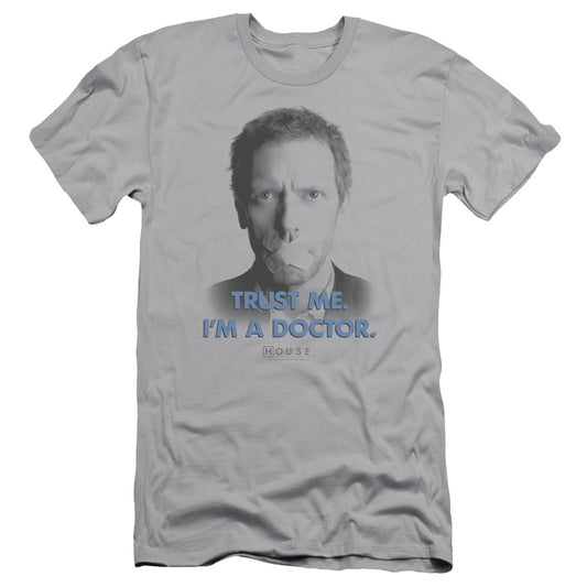 House - Trust Me - Short Sleeve Adult 30/1 - Silver T-shirt