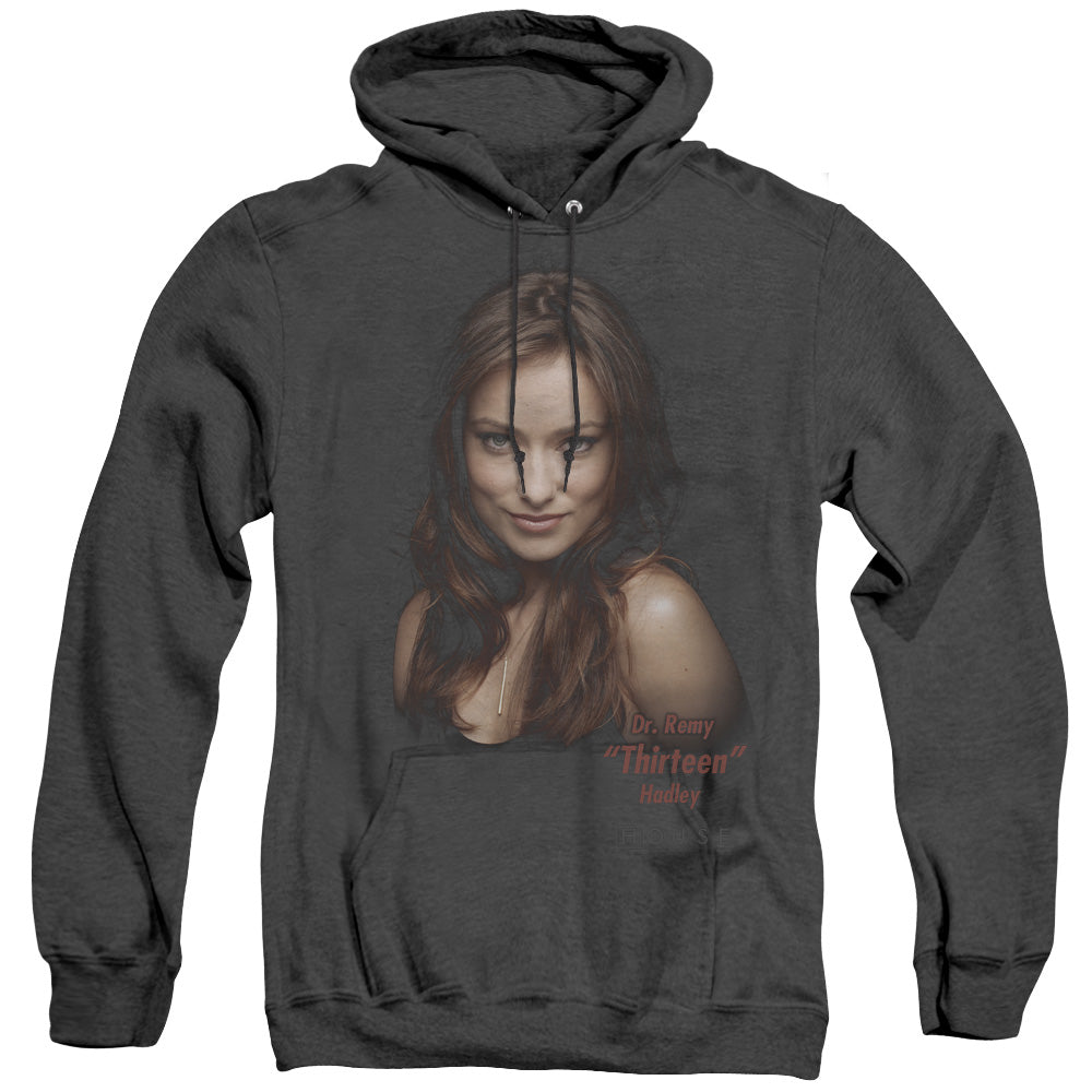 House - Thirteen - Adult Heather Hoodie - Black