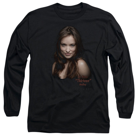 House - Thirteen - Long Sleeve Adult 18/1 - Black T-shirt