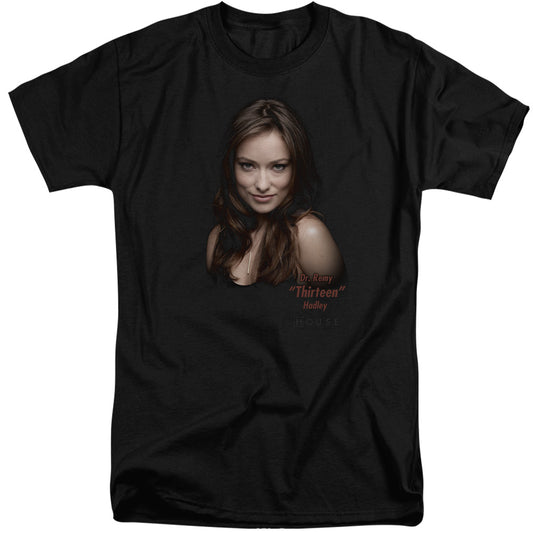 House - Thirteen - Short Sleeve Adult Tall - Black T-shirt
