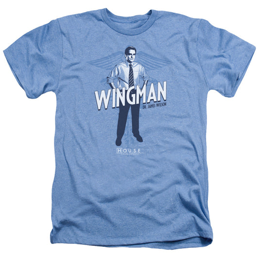 House - Wingman - Adult Heather - Light Blue