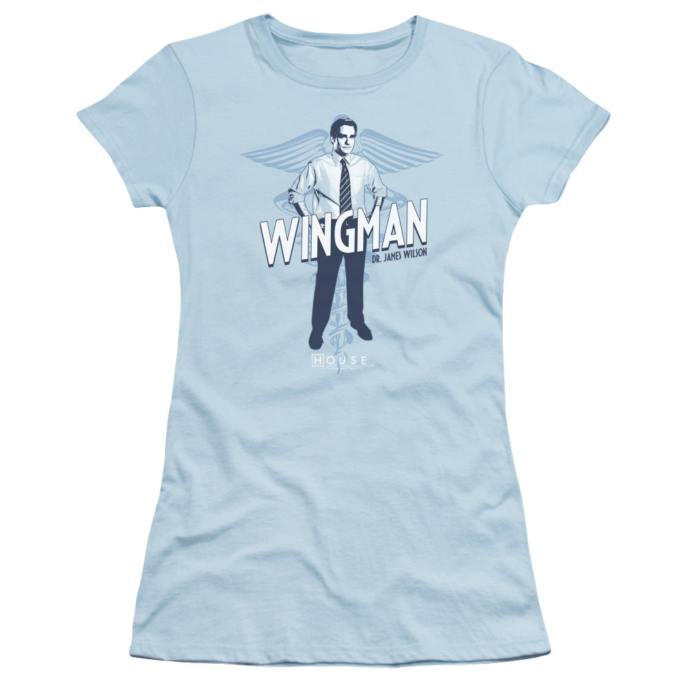 HOUSE WINGMAN - S/S JUNIOR SHEER - LIGHT BLUE T-Shirt
