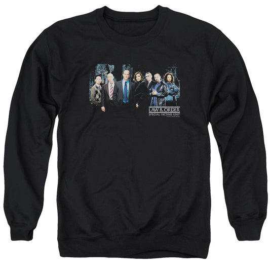 Law And Order Svu Cast - Adult Crewneck Sweatshirt - Black