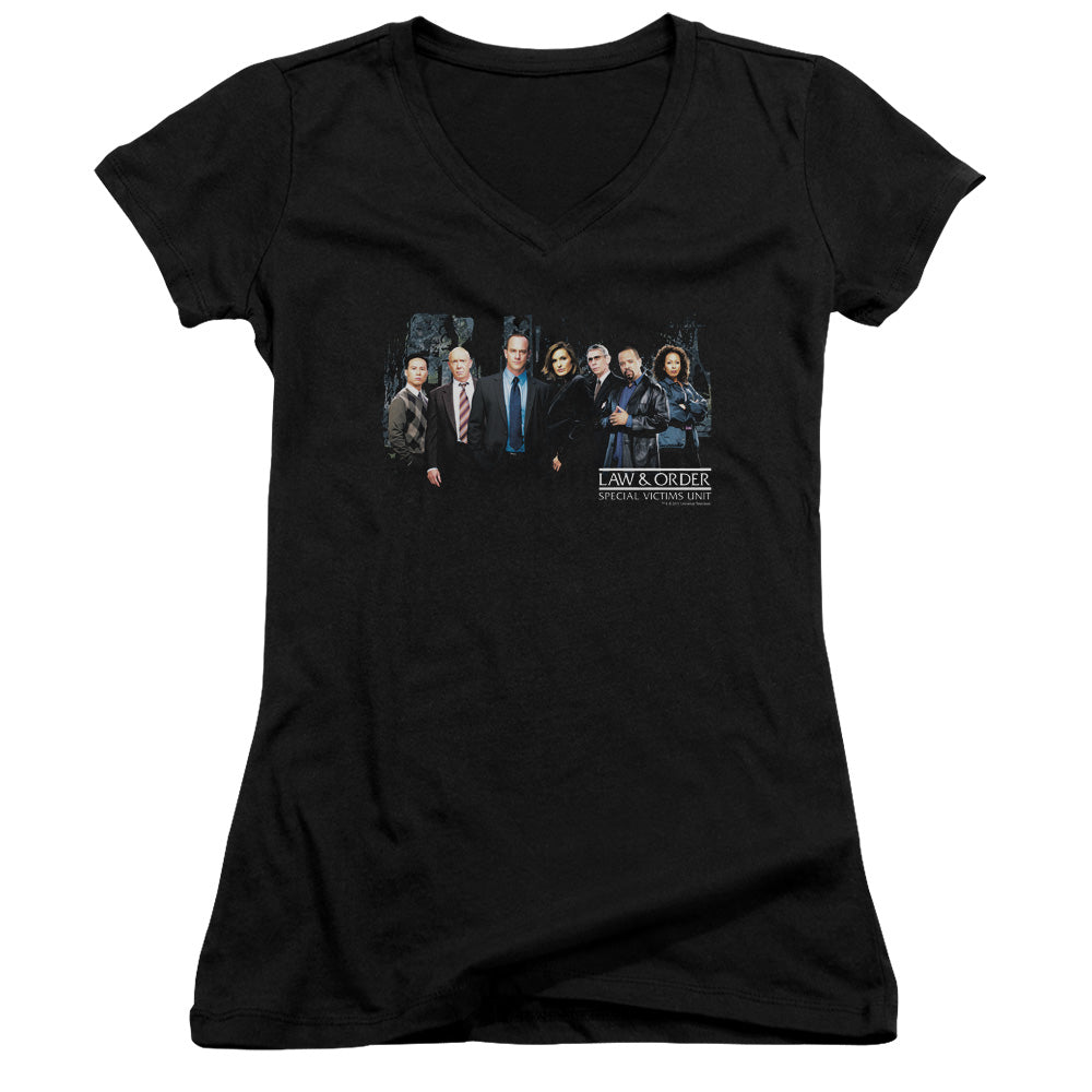 Law And Order Svu - Cast - Junior V-neck - Black
