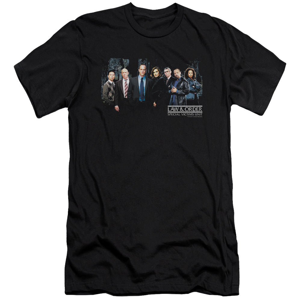 Law And Order Svu - Cast - Short Sleeve Adult 30/1 - Black T-shirt