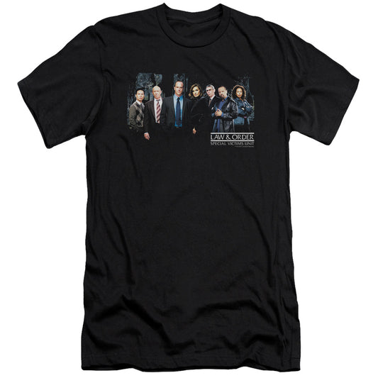 Law And Order Svu - Cast - Short Sleeve Adult 30/1 - Black T-shirt