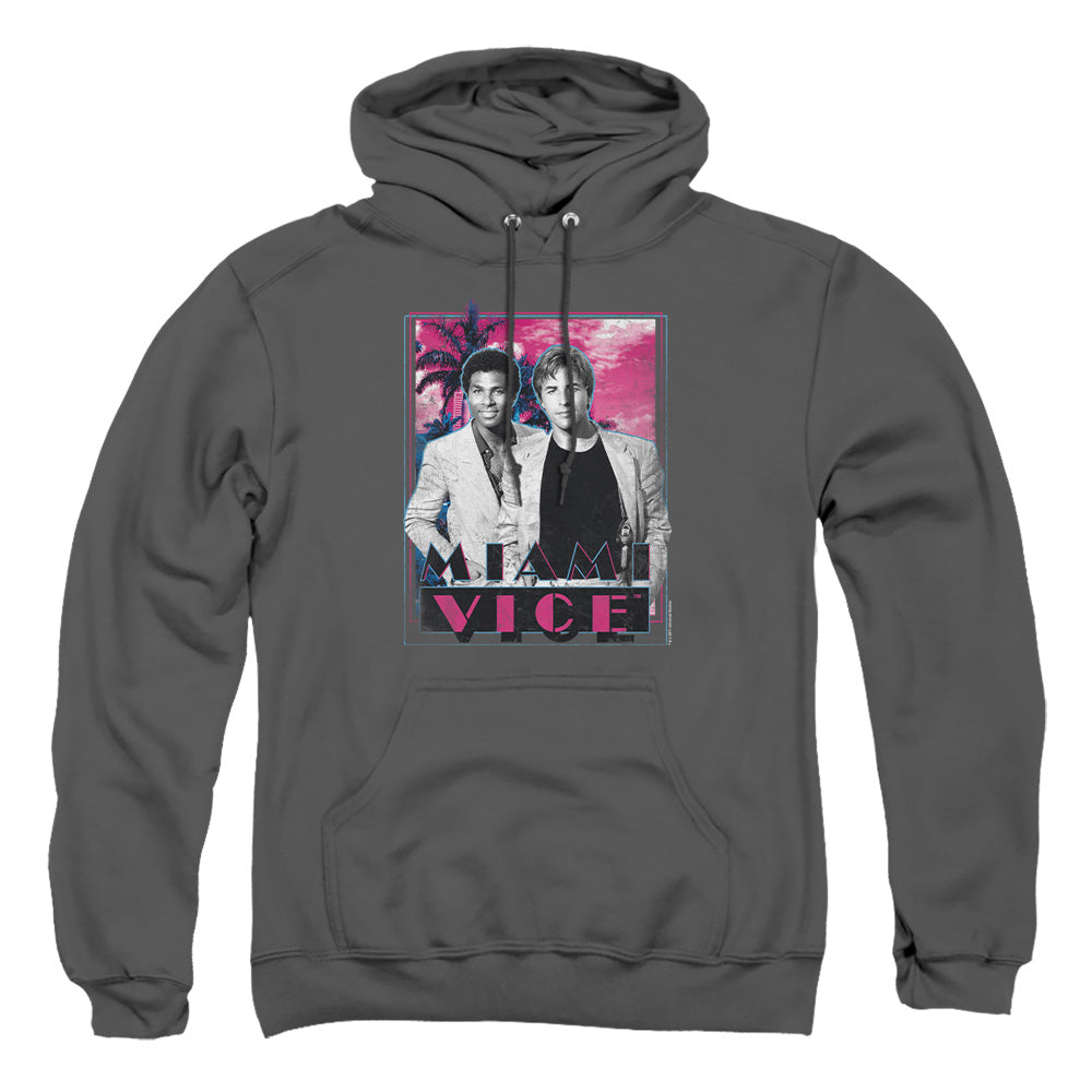 Miami Vice - Gotchya - Adult Pull-over Hoodie - Charcoal