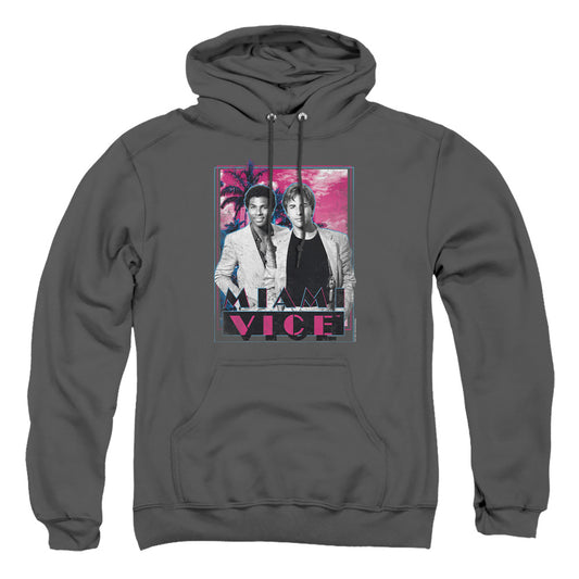Miami Vice - Gotchya - Adult Pull-over Hoodie - Charcoal