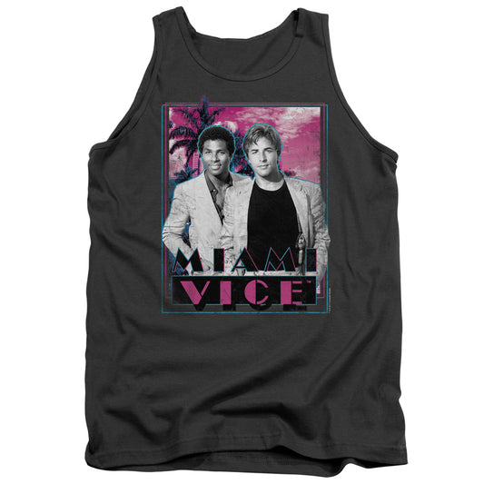 Miami Vice - Gotchya - Adult Tank - Charcoal
