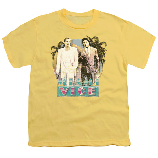 Miami Vice - 80s Love - Short Sleeve Youth 18/1 - Banana T-shirt