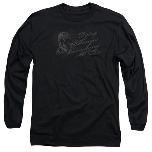 House - Changes Everything - Long Sleeve Adult 18/1 - Black T-shirt