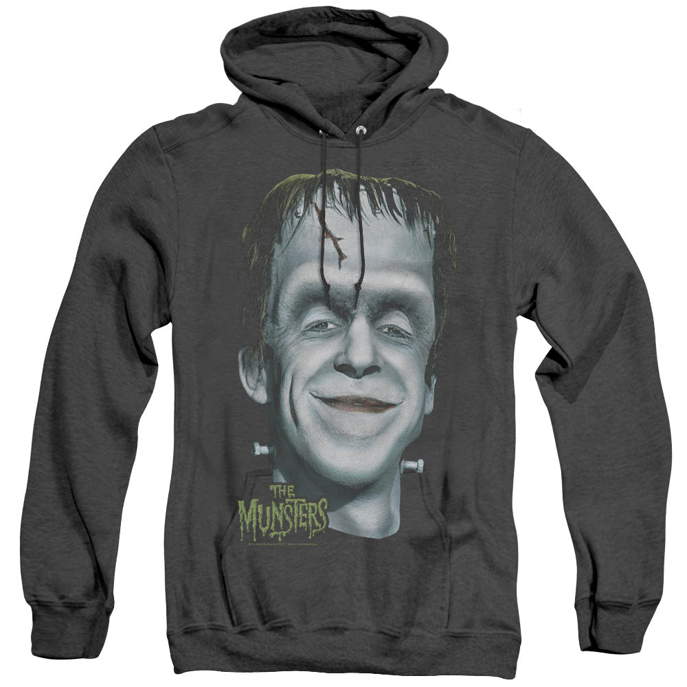 The Munsters - Hermans Head - Adult Heather Hoodie - Black