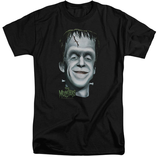 The Munsters - Hermans Head - Short Sleeve Adult Tall - Black T-shirt