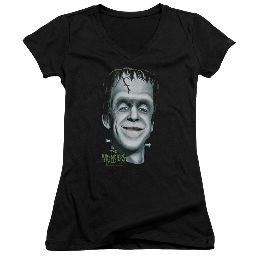 The Munsters - Hermans Head - Junior V-neck - Black