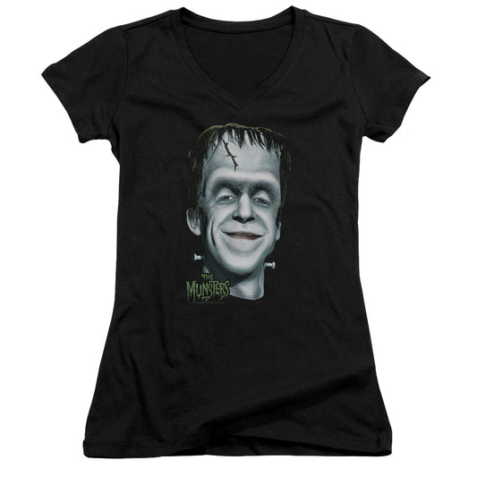 The Munsters - Hermans Head - Junior V-neck - Black