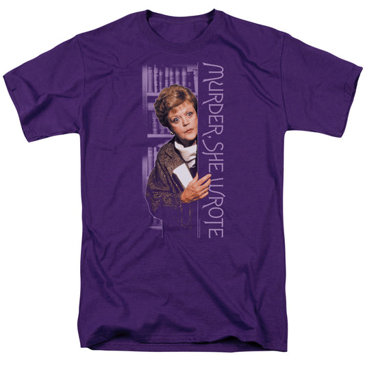 Murder She Wrote - Around The Corner - Short Sleeve Adult 18/1 - Purple T-shirt