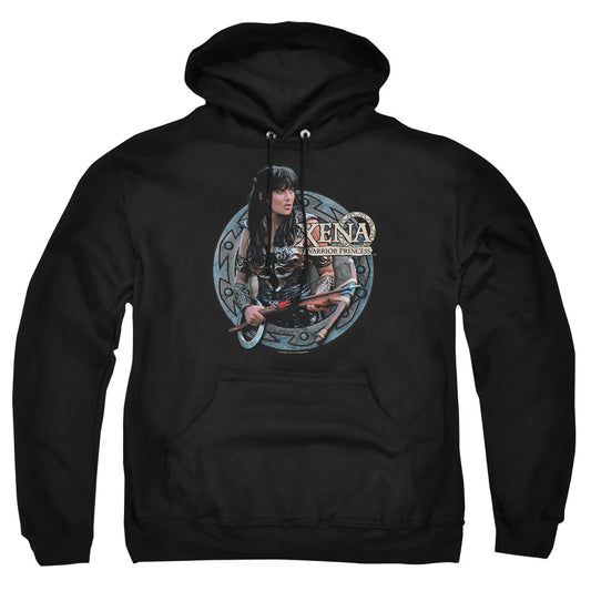 Xena - The Warrior - Adult Pull-over Hoodie - Black