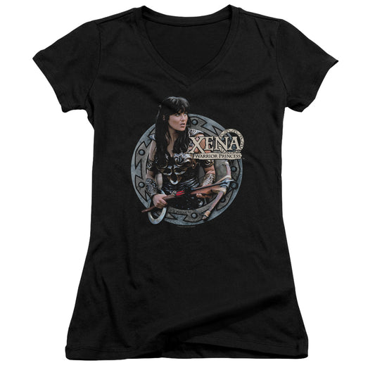 Xena - The Warrior-junior V-neck - Black