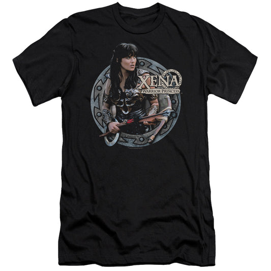Xena - The Warrior - Short Sleeve Adult 30/1 - Black T-shirt