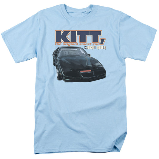 Knight Rider - Original Smart Car - Short Sleeve Adult 18/1 - Light Blue T-shirt