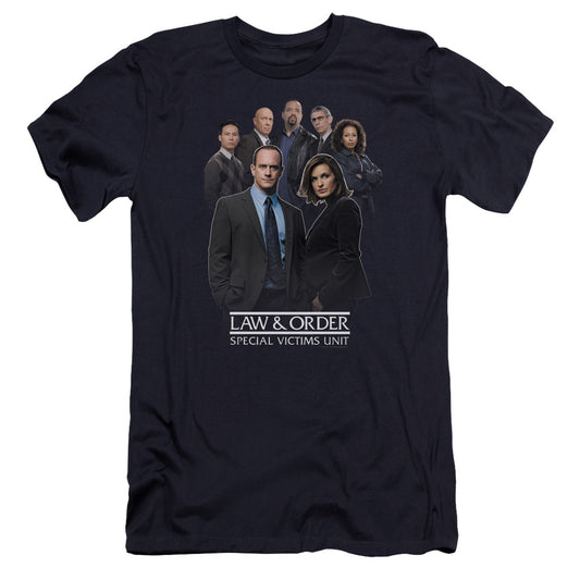 Law And Order Svu - Team-premuim Canvas Adult Slim Fit 30/1 - Navy