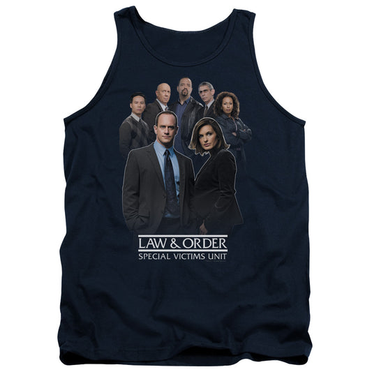 Law And Order Svu - Team - Adult Tank - Navy