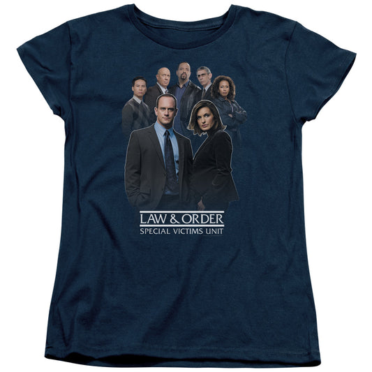 Law And Order Svu - Team - Short Sleeve Womens Tee - Navy T-shirt