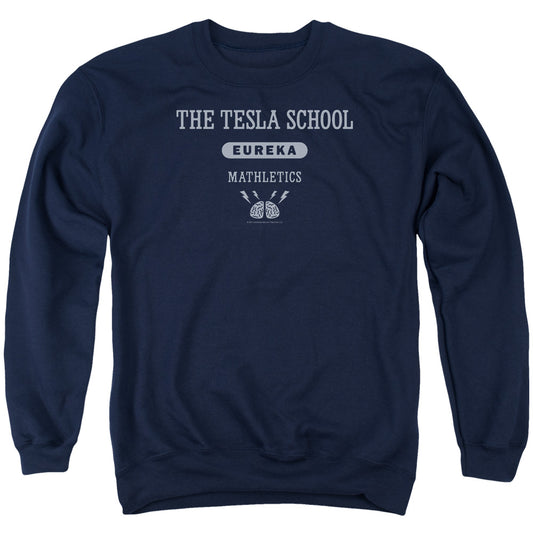 Eureka - Tesla School - Adult Crewneck Sweatshirt - Navy