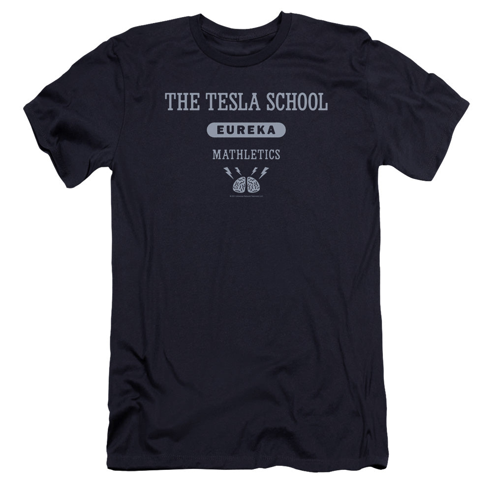 Eureka - Tesla School-premuim Canvas Adult Slim Fit 30/1 - Navy