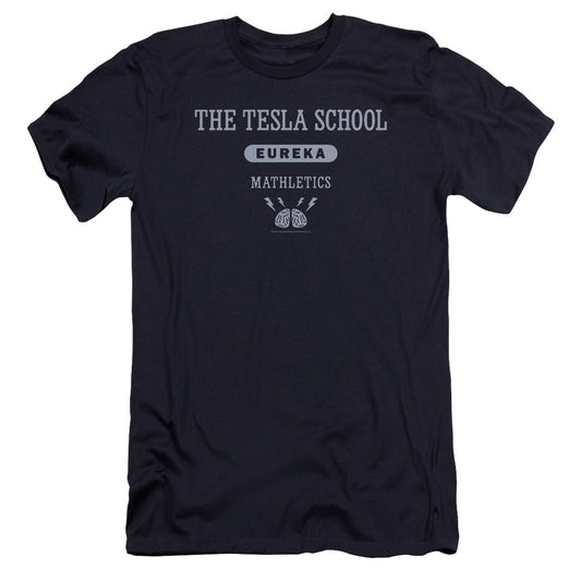 Eureka - Tesla School-premuim Canvas Adult Slim Fit 30/1 - Navy