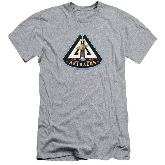 Eureka - Astraeus Mission Patch - Short Sleeve Adult 30/1 - Silver - Sm - Silver T-shirt