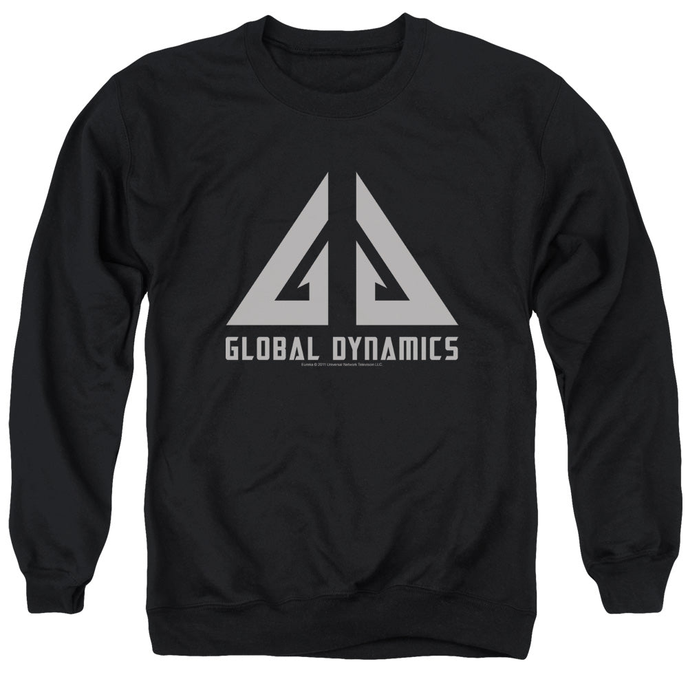 Eureka - Global Dynamics Logo - Adult Crewneck Sweatshirt - Black