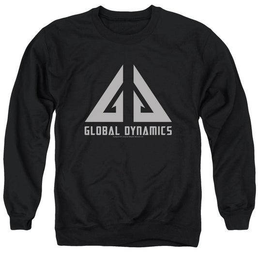 Eureka - Global Dynamics Logo - Adult Crewneck Sweatshirt - Black