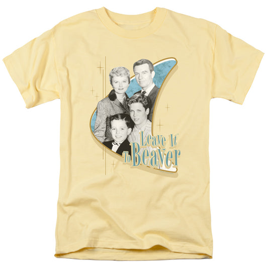 Leave It To Beaver - Wholesome Family - Short Sleeve Adult 18/1 - Banana T-shirt