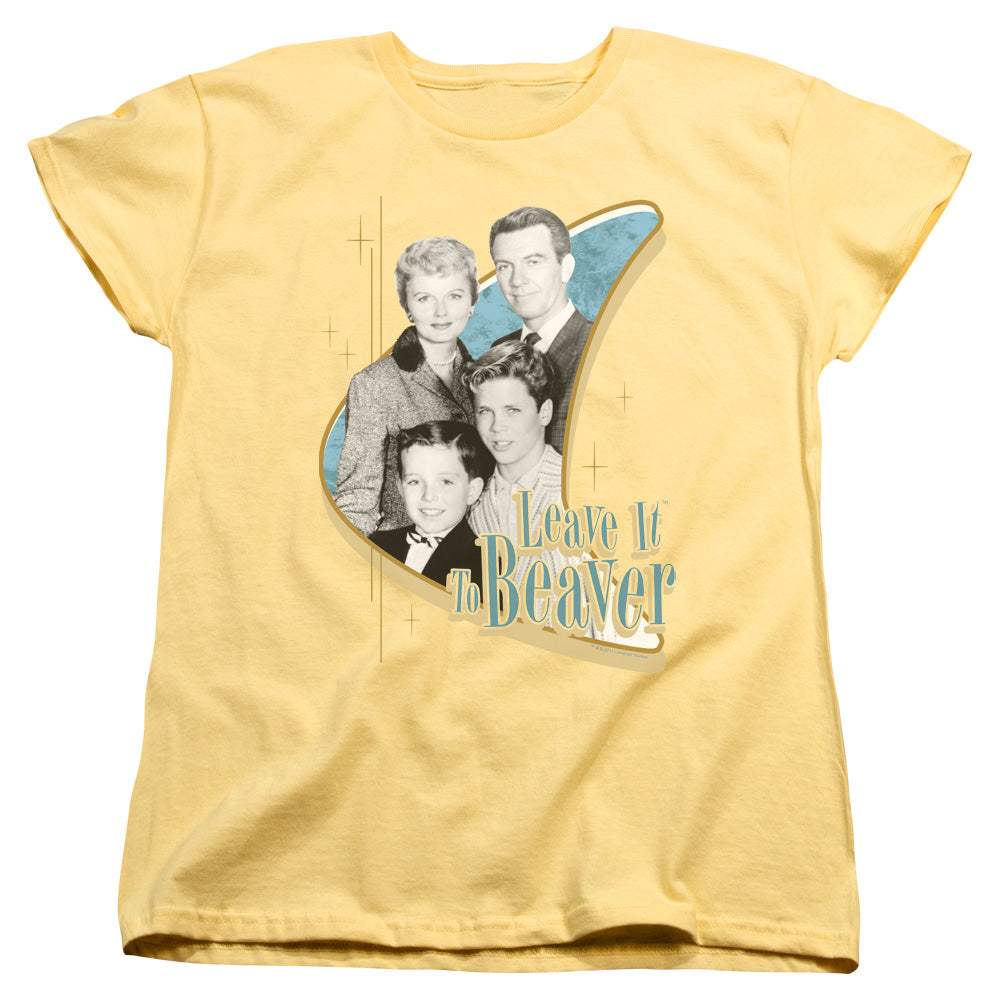 LEAVE IT TO BEAVER WHOLESOME FAMILY - S/S WOMENS TEE - BANANA T-Shirt