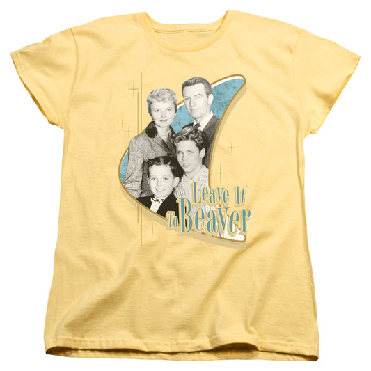 LEAVE IT TO BEAVER WHOLESOME FAMILY - S/S WOMENS TEE - BANANA T-Shirt