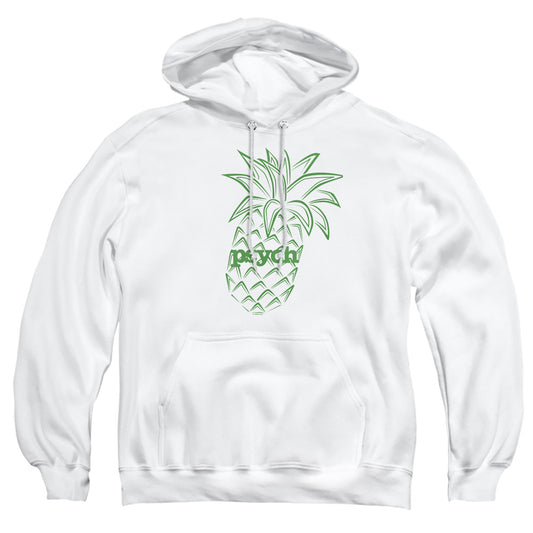Psych - Pineapple - Adult Pull-over Hoodie - White