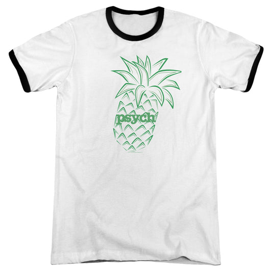 Psych - Pineapple - Adult Ringer - White/black