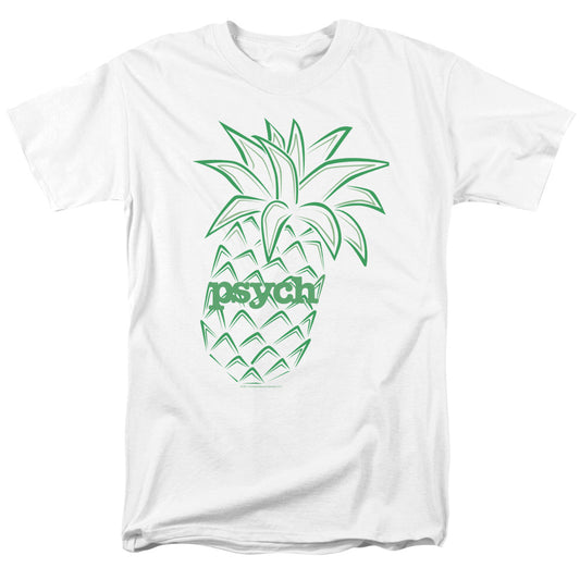 Psych - Pineapple - Short Sleeve Adult 18/1 - White T-shirt