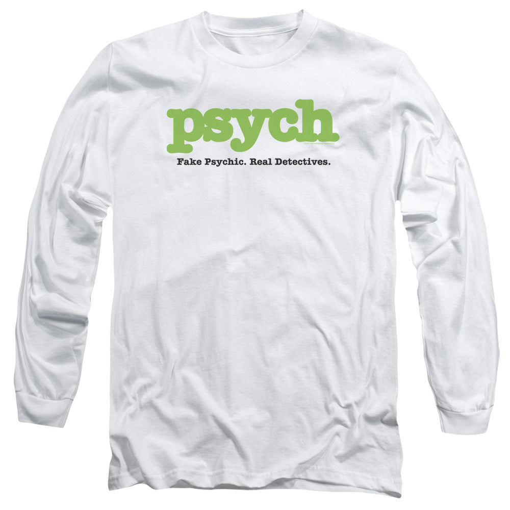 PSYCH TITLE - L/S ADULT 18/1 - WHITE T-Shirt