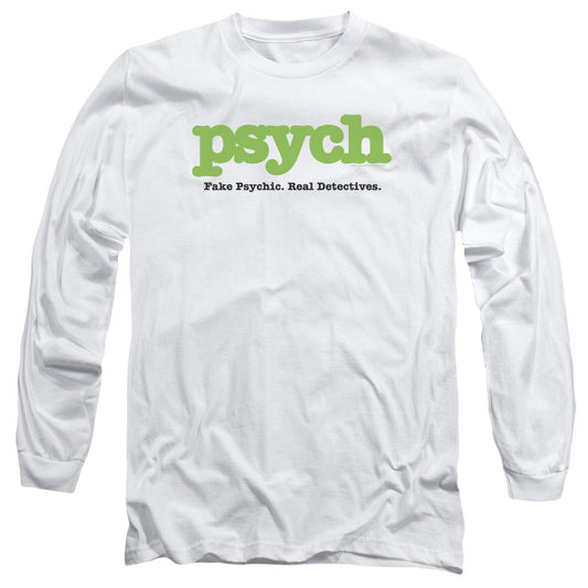 PSYCH TITLE - L/S ADULT 18/1 - WHITE T-Shirt
