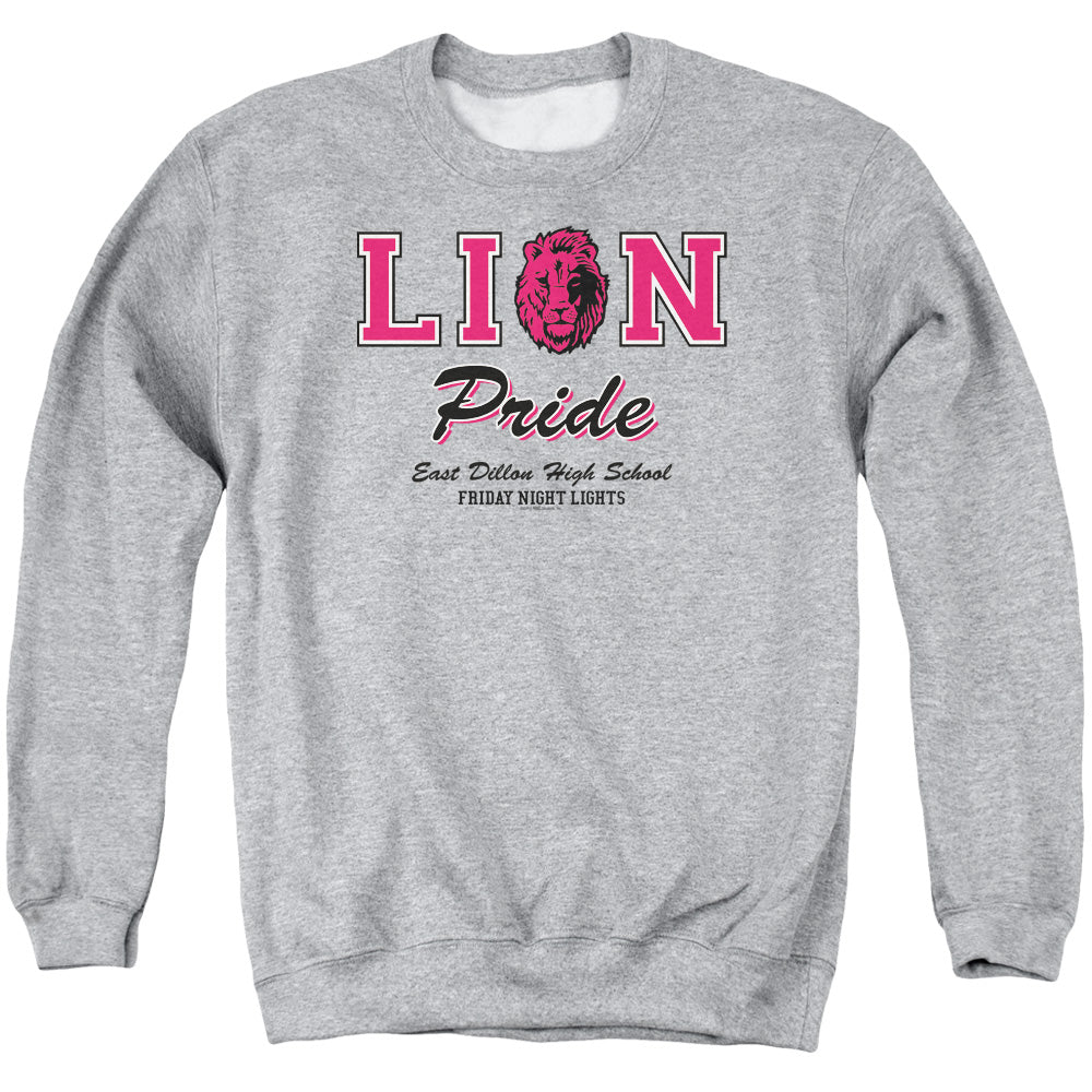 Friday Night Lights - Lions Pride - Adult Crewneck Sweatshirt - Athletic Heather
