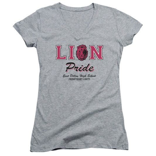 Friday Night Lights - Lions Pride - Junior V-neck - Athletic Heather